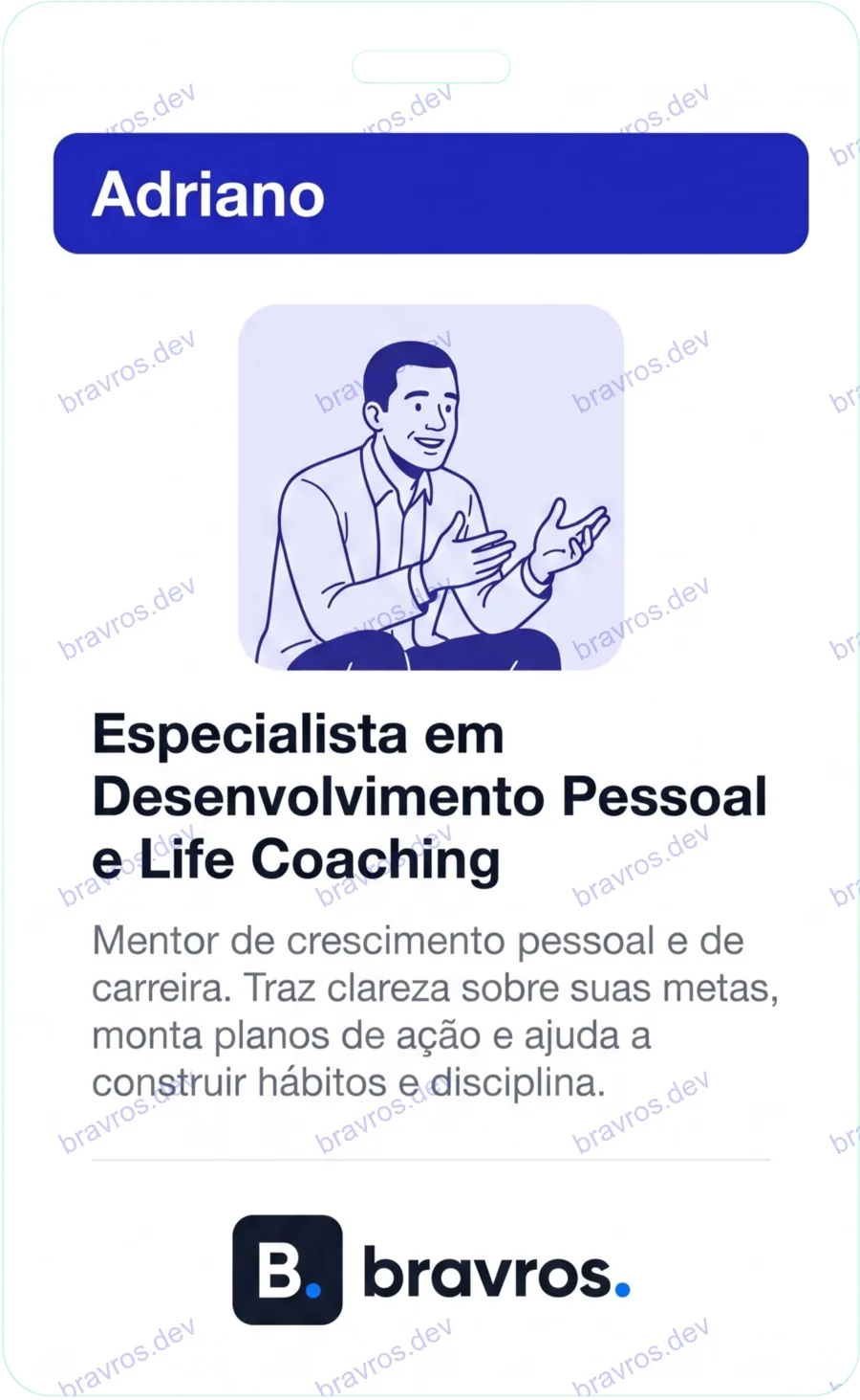 Crachá de Adriano, especialista Bravros