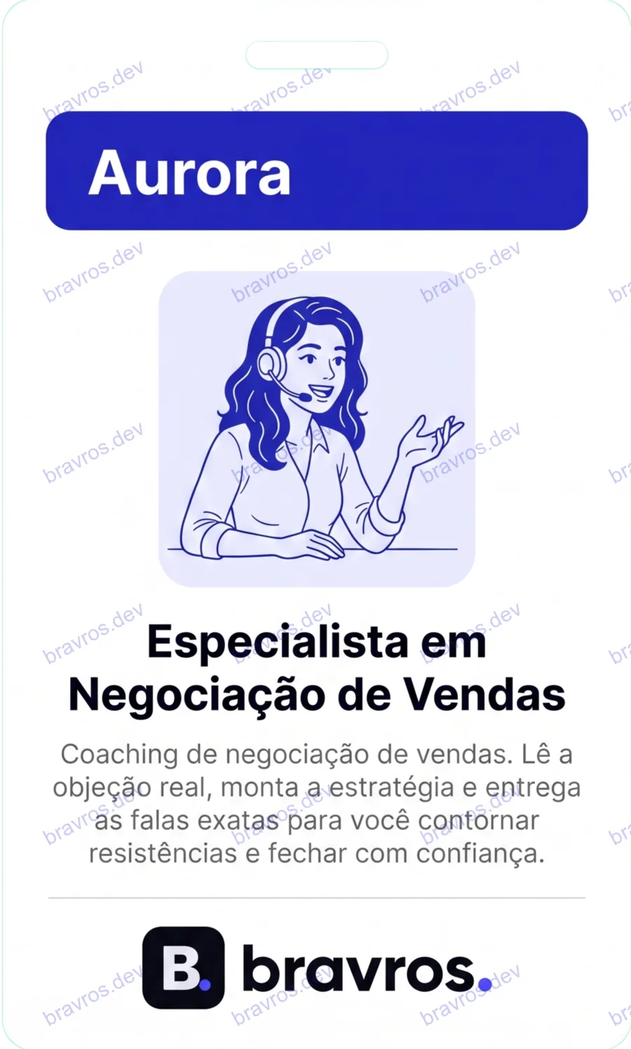 Crachá de Aurora, especialista Bravros