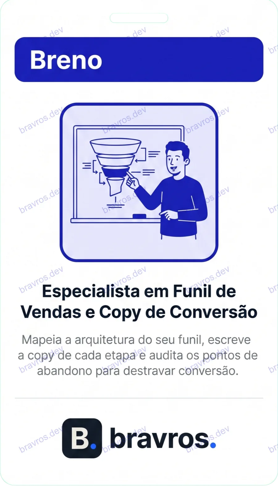 Crachá de Breno, especialista Bravros