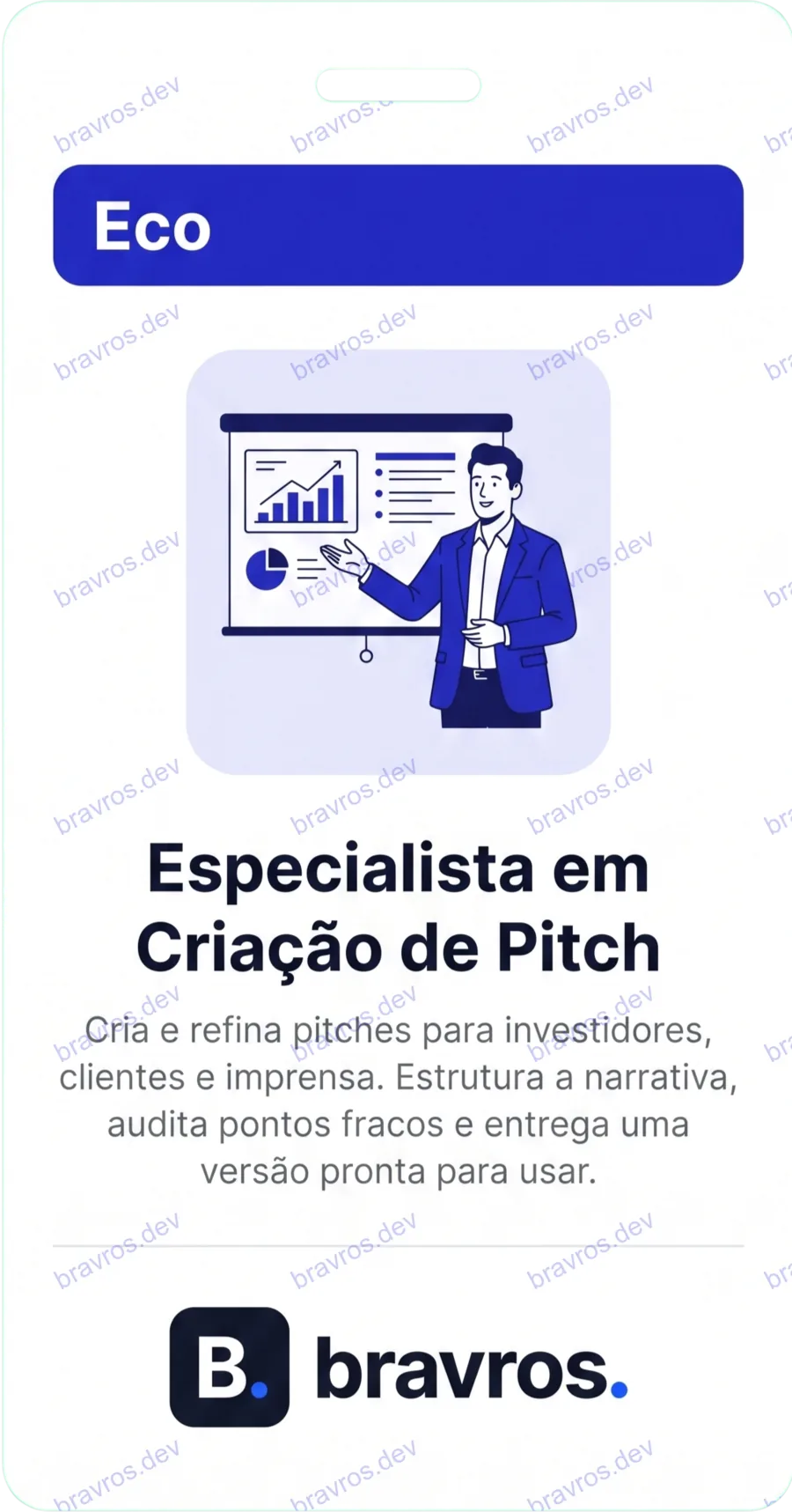 Crachá de Eco, especialista Bravros