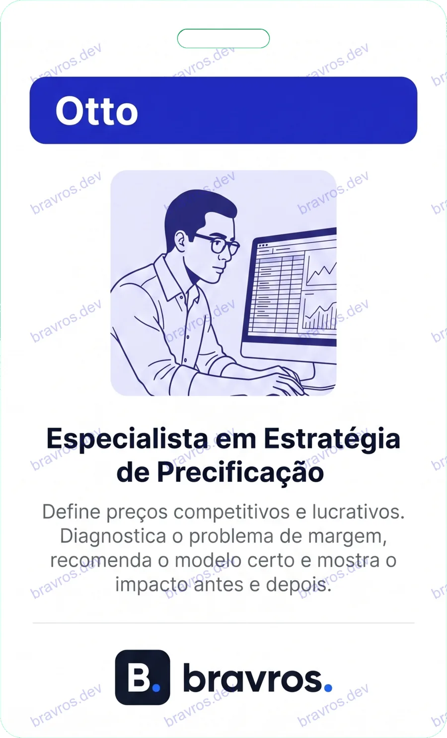 Crachá de Otto, especialista Bravros